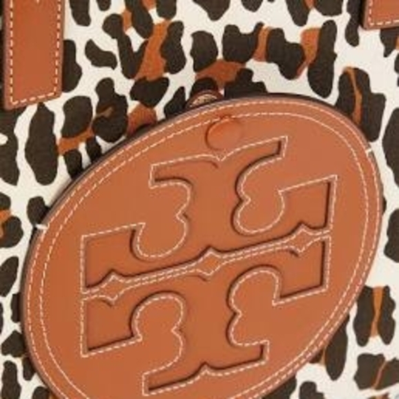 EUC Tory Burch Ella Tote Leopard Print - Picture 8 of 9